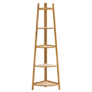 5-Tier Modern Corner Ladder Shelf for Plant Display